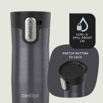 כוס מתכת WEST LOOP 3.0 אפור כהה 350 מ"ל CONTIGO