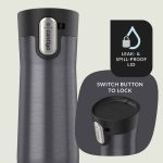 כוס מתכת WEST LOOP 3.0 אפור כהה 590 מ"ל CONTIGO