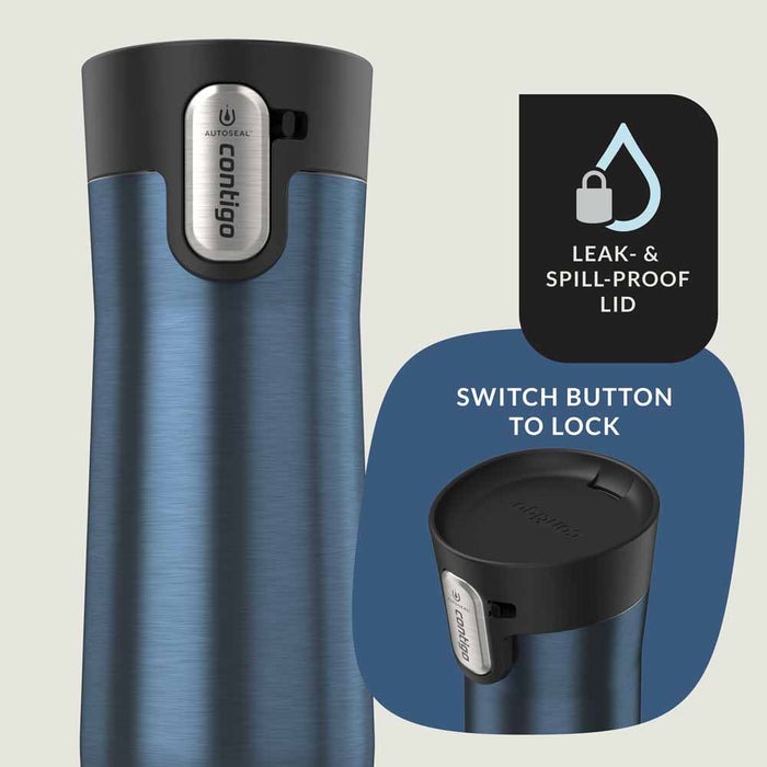 כוס מתכת WEST LOOP 3.0 נייבי 590 מ"ל CONTIGO