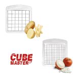 קוצץ ירקות ופירות CUBE MASTER PRO הכולל 2 להבים ומגירה שחור/זהב מבית Food appeal