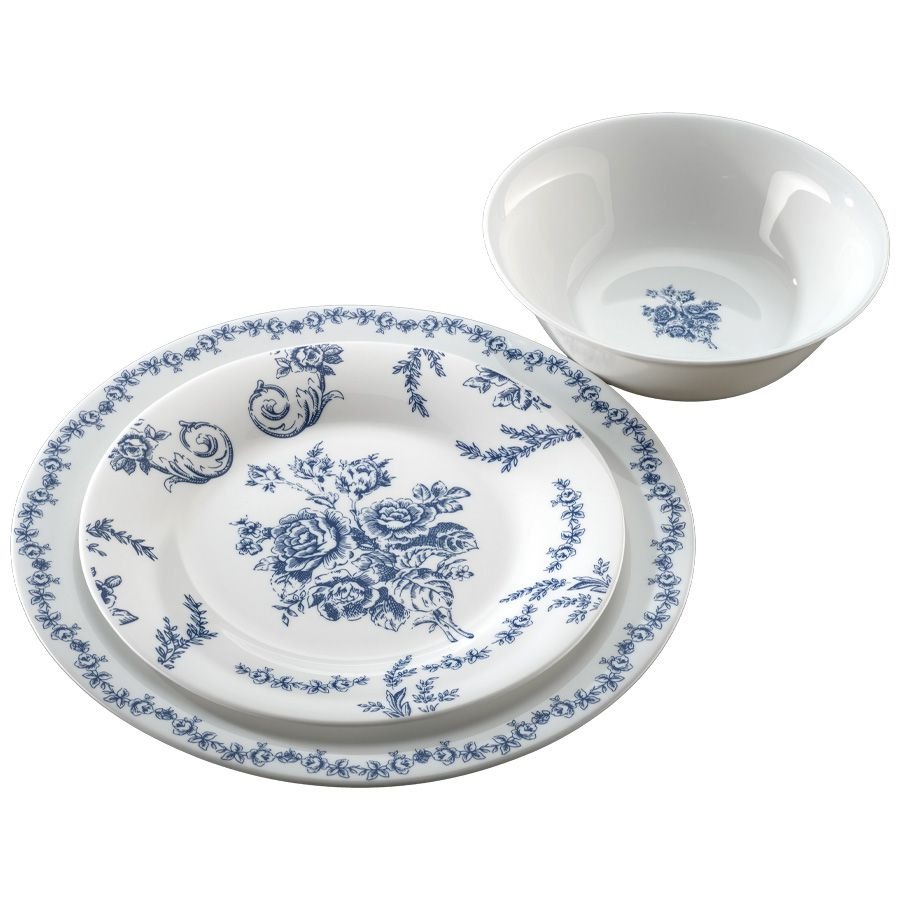 סט אוכל 18 חלקים אופל  LONDON מבית Food appeal