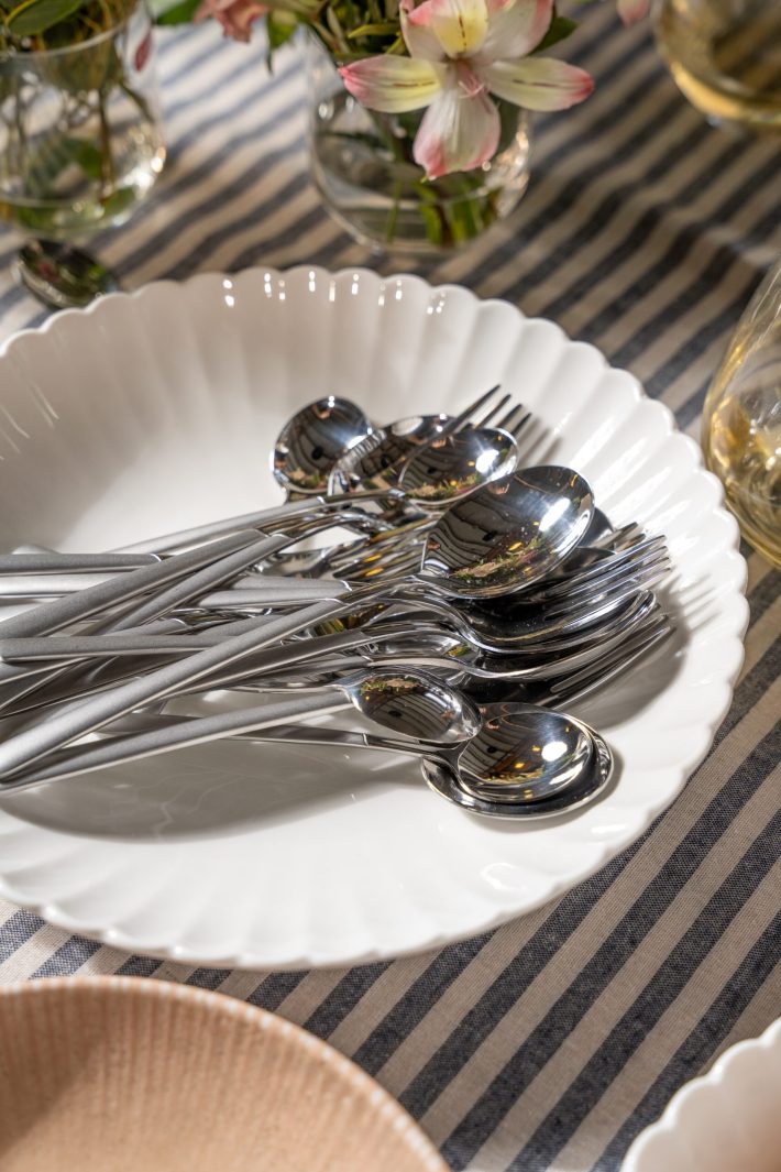 סט סכו"ם 24 חל' דגם יולי מכסף