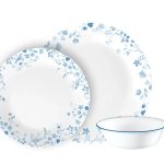 סט צלחות 18 חלקים Garden song קורנינג, תוצרת ארה"ב