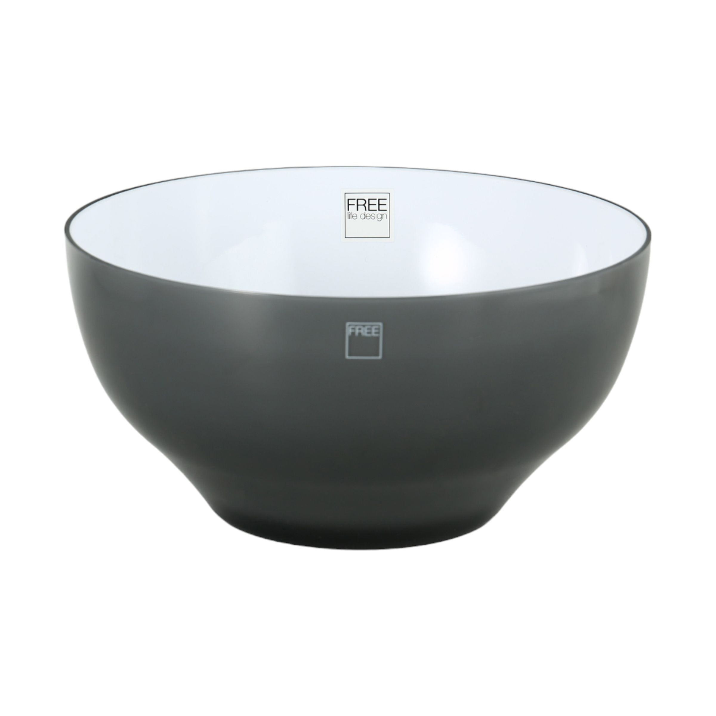 קערת סלט אפורה 25 ס"מ FREE