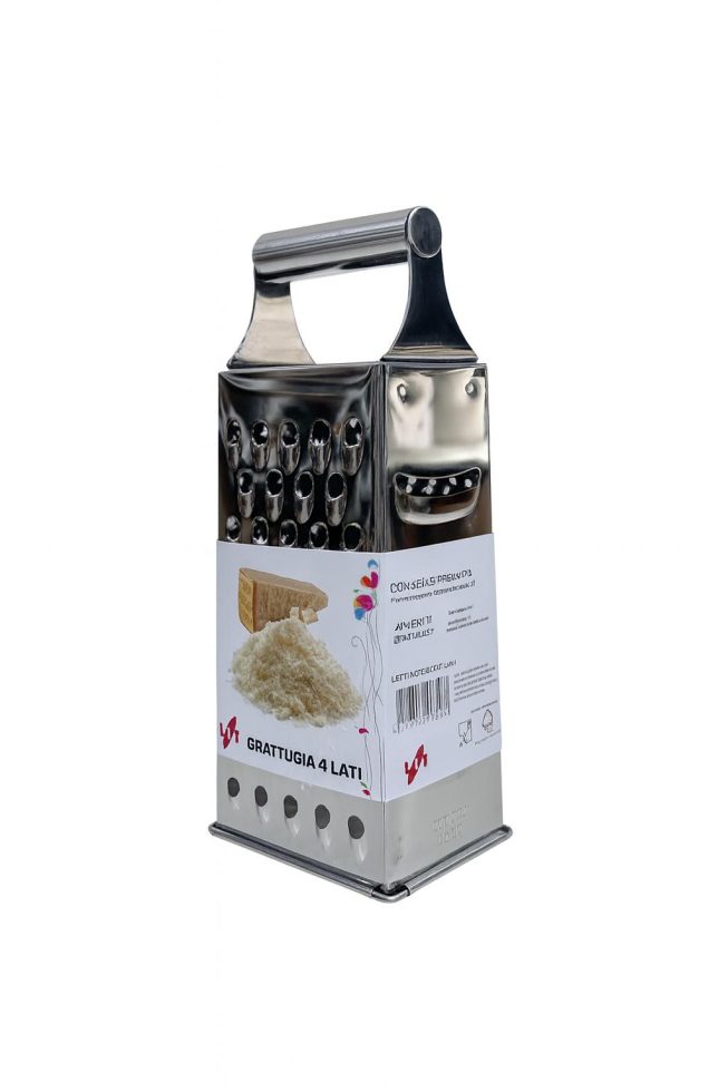 פומפיה מגרדת 4 צדדים נירוסטה