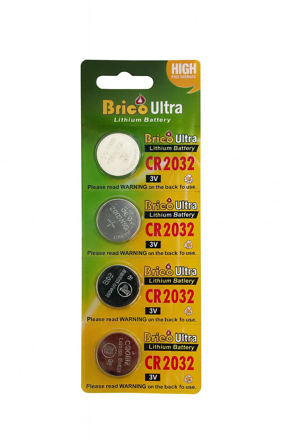 סוללות כפתור 2032 5 יחידות