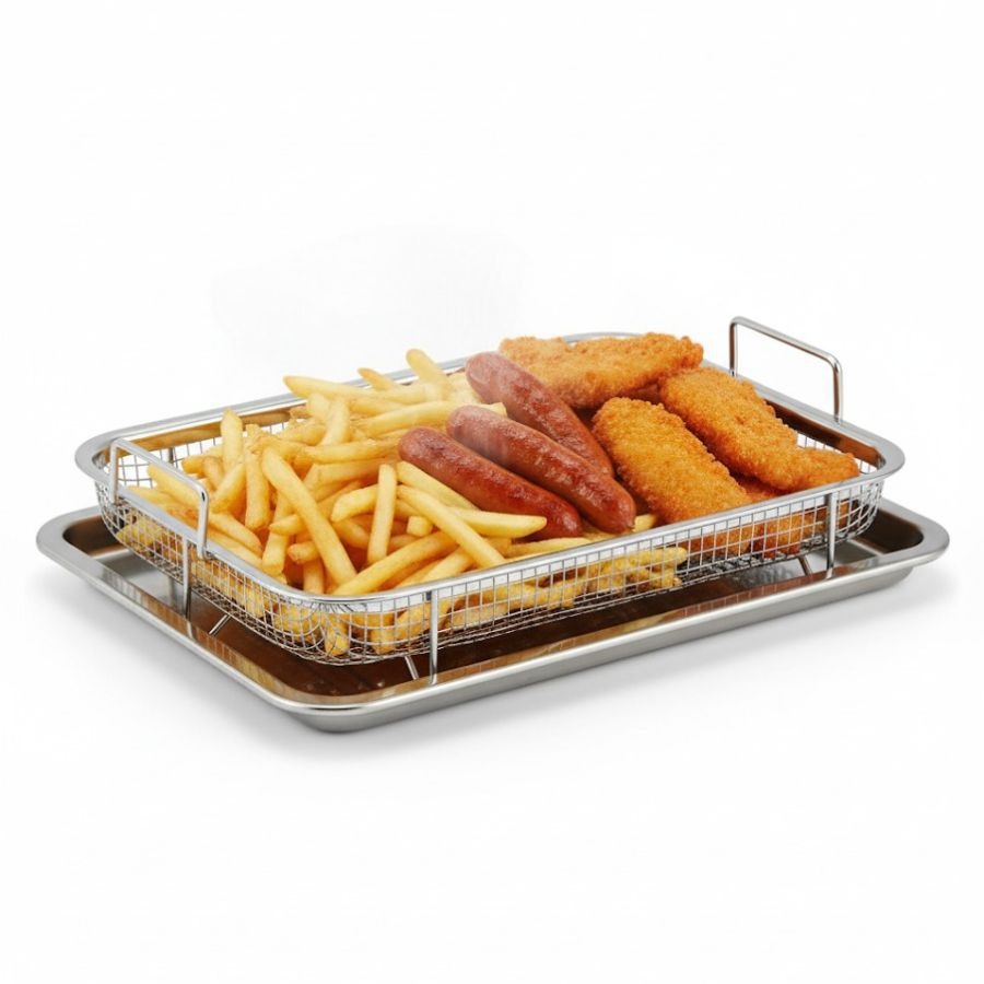 קריספר נירוסטה ה"מקורי" להכנת טוגנים ללא שמן SELECT מבית Food appeal