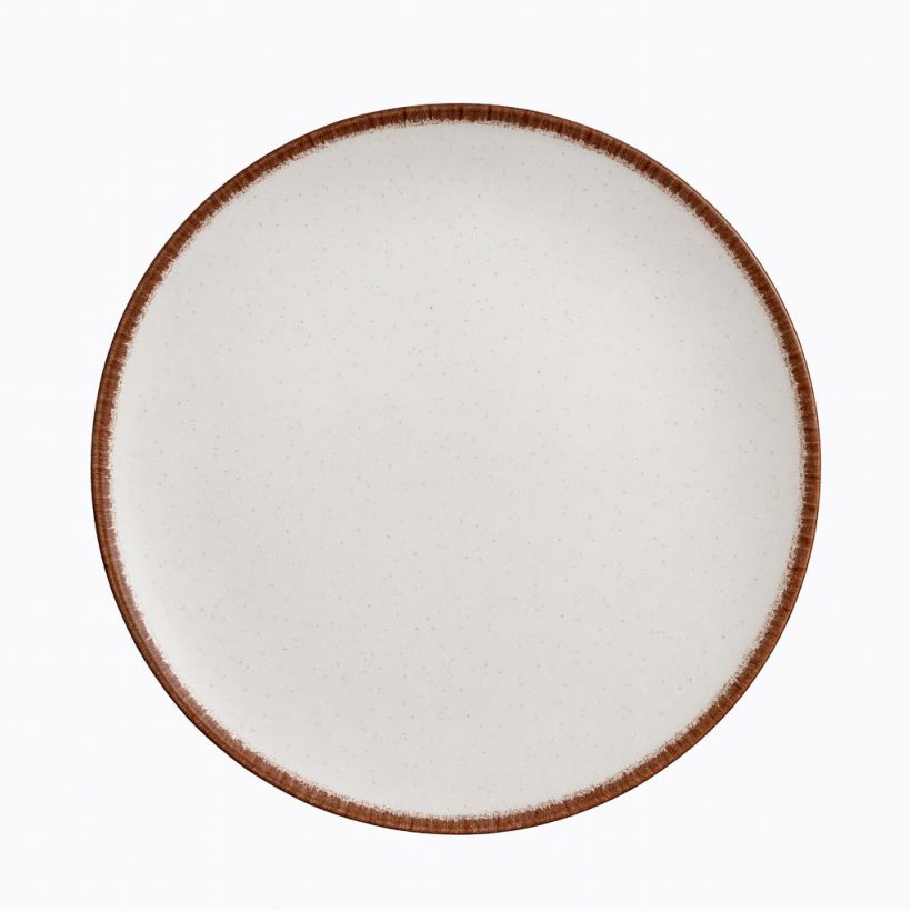 צלחת מלמין 28 ס"מ Off White מבית Food appeal