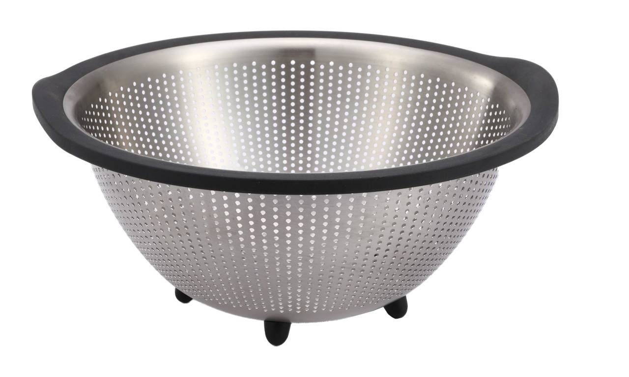קערת סינון מנירוסטה בצפיפות גבוהה עם רגליים 29 ס"מ DRAIN מבית Food appeal