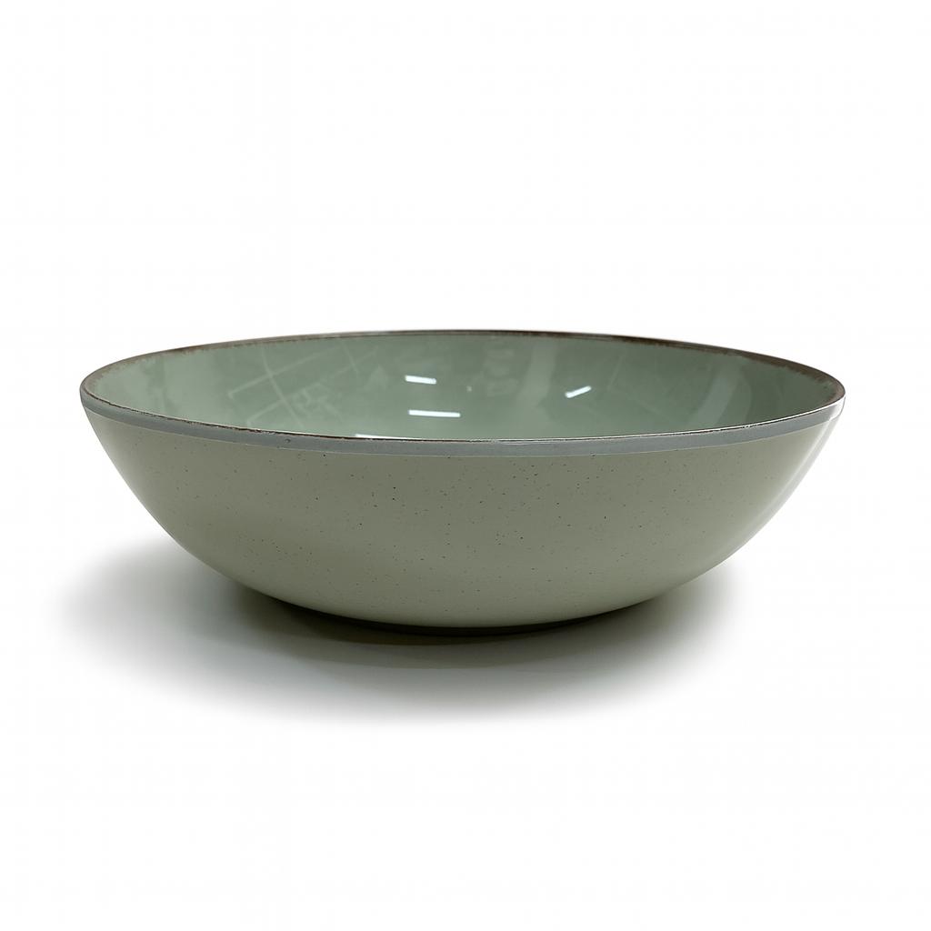 קערת הגשה מלמין 30 ס"מ ירוק מבית Food appeal