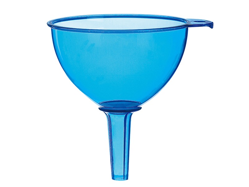 משפך 12 ס"מ עם מסנן מבית COSMOPLAST