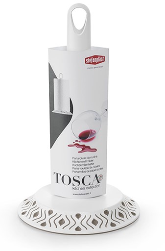 טוסקה מחזיק נייר לבן STEFANPLAST