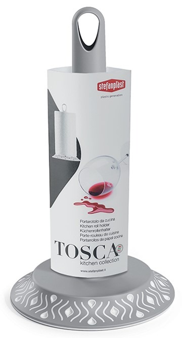 טוסקה מחזיק נייר אפור  STEFANPLAST