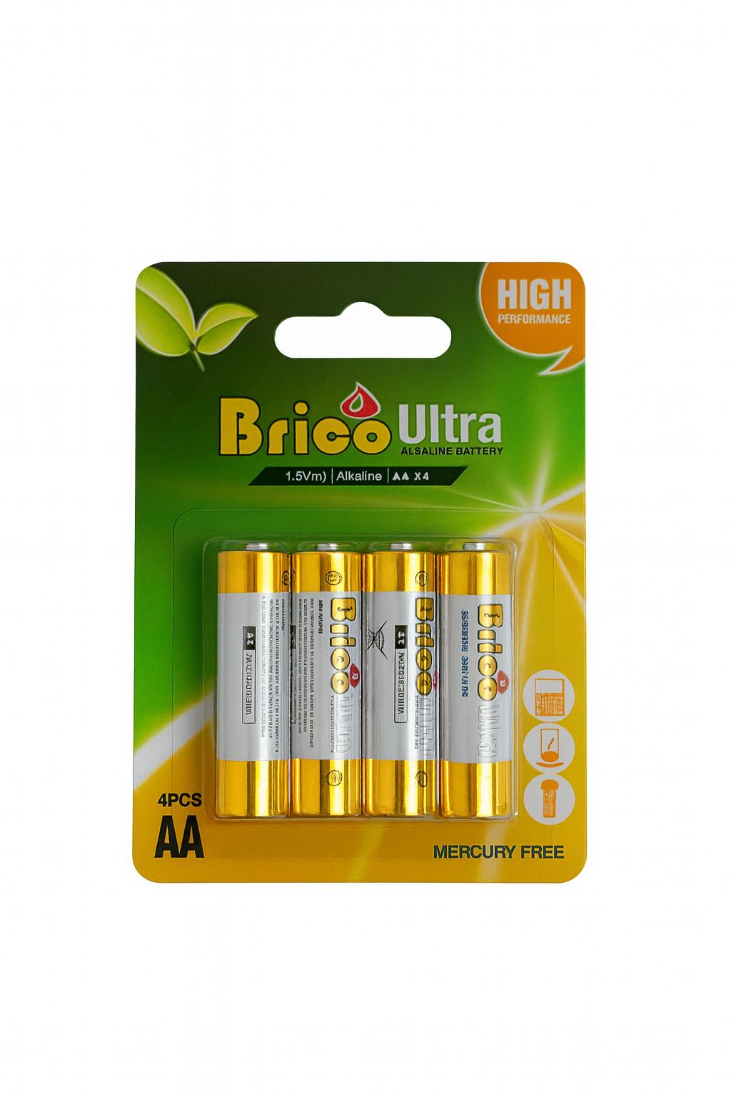 סוללות אלקליין AA רבעיות