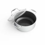 סיר נירוסטה 2.8 ליטר, 20 ס"מ עם מכסה זכוכית CookCell