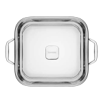 סיר מרובע 7.3 ליטר גראנו מכסה זכוכית מבית Tramontina