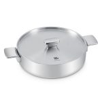 סוטאז' יציקת נירוסטה PLY3 מכסה נירוסטה 32 ס"מ , 7 ליטר ENIGMA מבית Food appeal