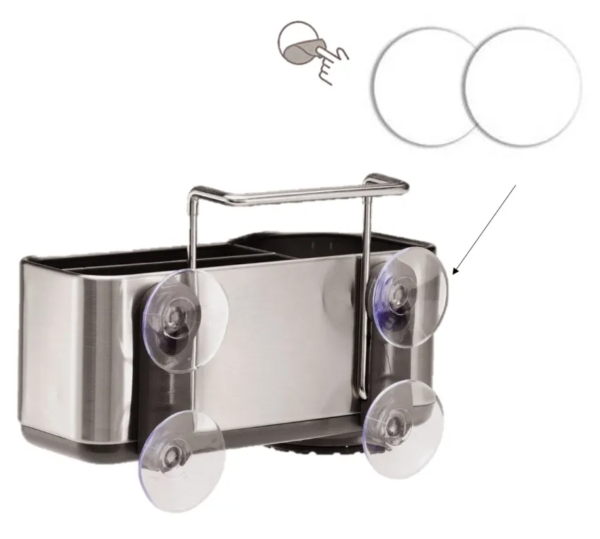 זוג מדבקות וואקום מבית SimpleHuman