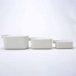 סט קופסאות OneLock tall לבן