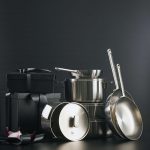 מחבת 30 ס"מ יציקת נירוסטה  ENIGMA 3PLY מבית Food appeal