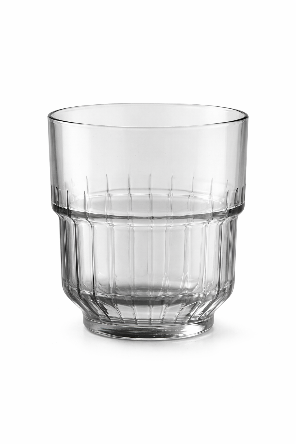 סט 6 כוסות שתייה נמוכות Link אפורות מזכוכית – 260 מ״ל | Libbey