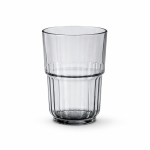 סט 6 כוסות שתייה גבוהות Link אפורות מזכוכית – 290 מ״ל | Libbey