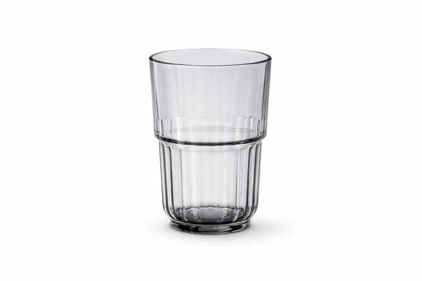 סט 6 כוסות שתייה גבוהות Link אפורות מזכוכית – 290 מ״ל | Libbey