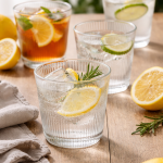 סט 6 כוסות שתייה נמוכות Bloom מזכוכית – 260 מ״ל| Libbey