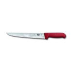 סכין בשר מחורצת ידית פיברוקס 25 ס”מ אדום מבית Victorinox