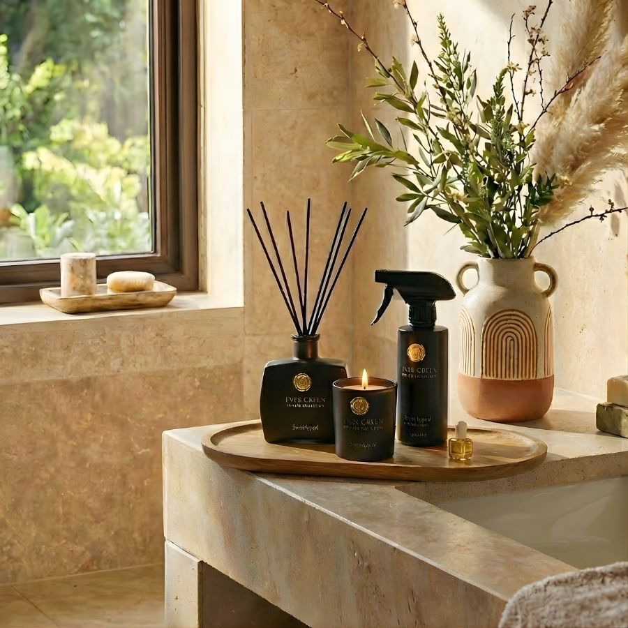 נר מפיץ ריח EVERGREEN מבית Sense Appeal