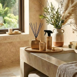 נר מפיץ ריח SWEET AMBER (שמפניה) מבית Sense appeal