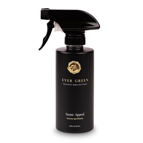 ספריי מפיץ ריח לבדים 200 מ"ל EVERGREEN  (שחור) מבית Sense appeal