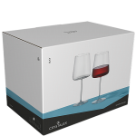 סט 6 כוסות יין בורגונדי 450 מל RAY קריסטל בוהמיה