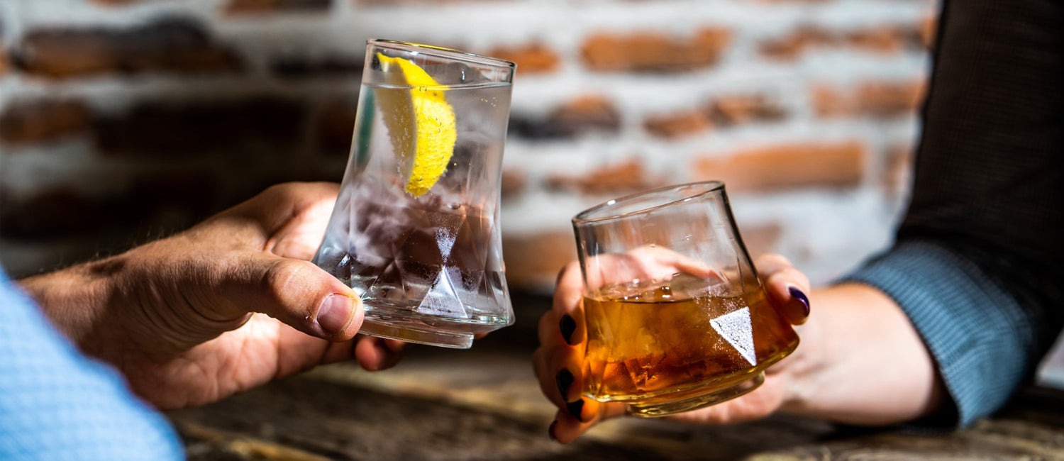 סט 6 כוסות שתייה נמוכות Divergence מזכוכית – 410 מ״ל | Libbey