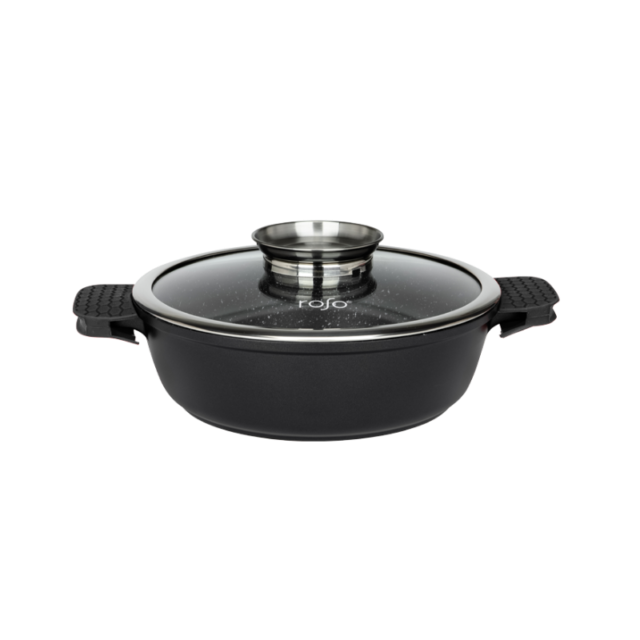 סוטאז 40 ס"מ 9.5 ליטר ידיות שחורות סדרת Capstone מבית Roso