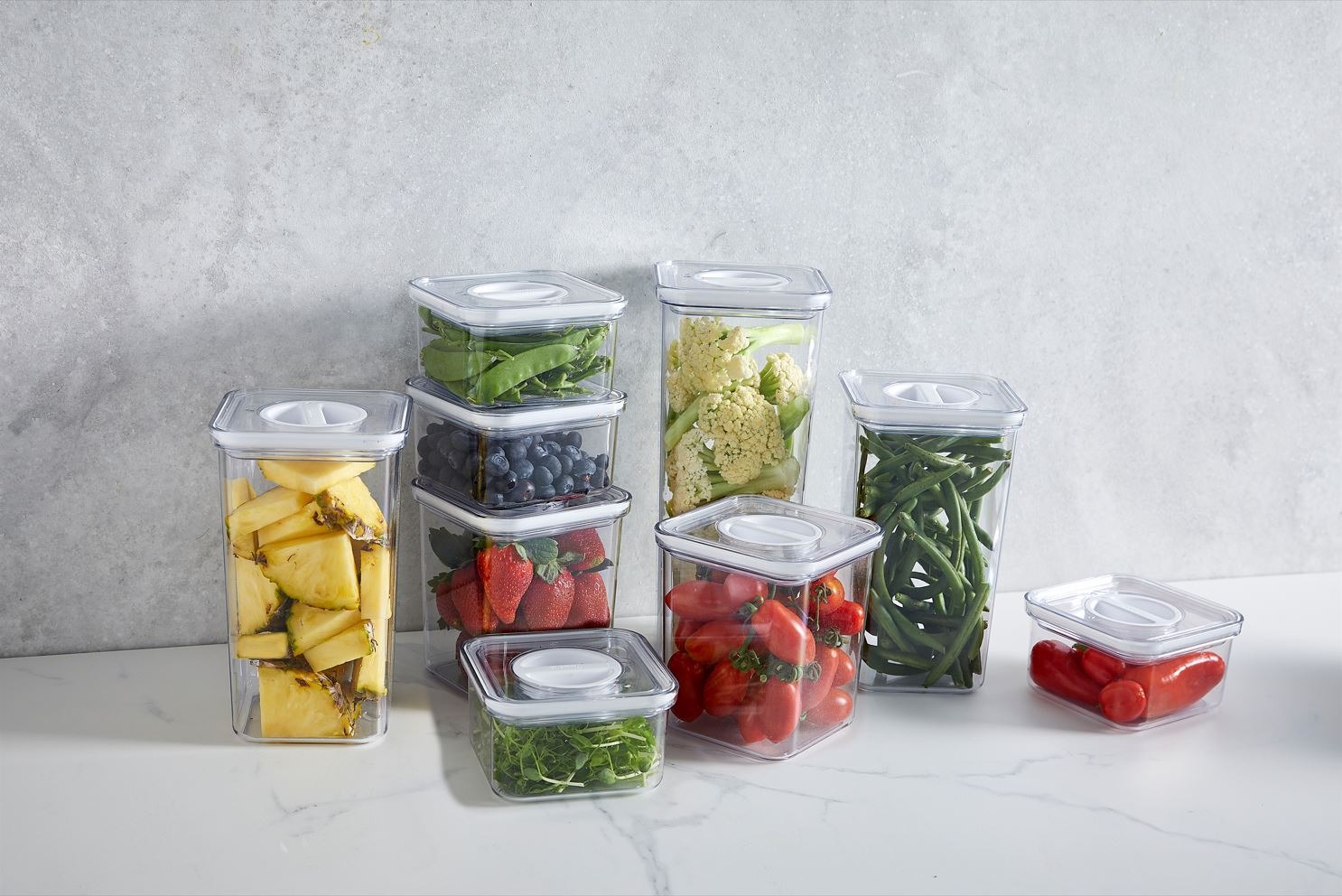 סט 7 קופסת איחסון TWIST IT מבית Food appeal