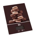 משקל מטבח דיגיטלי 5 ק"ג מקרון חום Macaroon Food Appeal