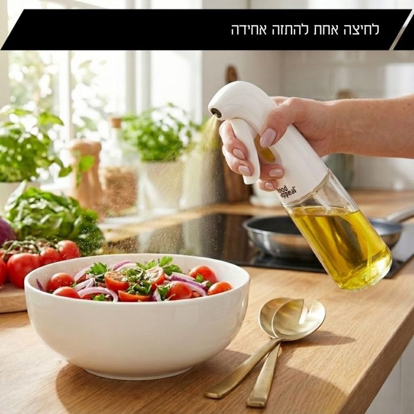 מרסס שמן זכוכית 180 מ"ל לבן מבית Food appeal