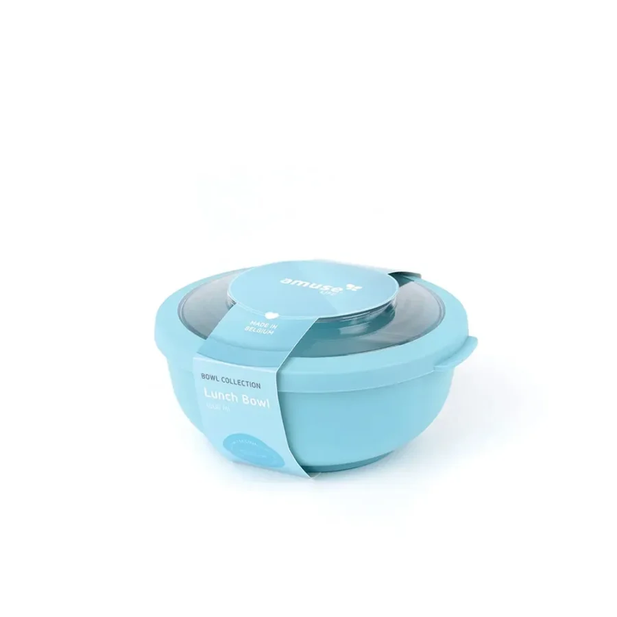 קופסת אוכל 1000 מ”ל תכלת Amuse Life