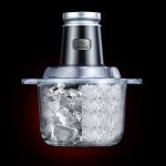 קוצץ SMASHER מעבד מזון חשמלי 600W, מיכל זכוכית 3 ליטר + 9 להבים מבית Food Appeal