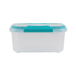 קופסת אחסון למזון 1 ליטר Fresh Seal Clips מלבנית מבית Decor