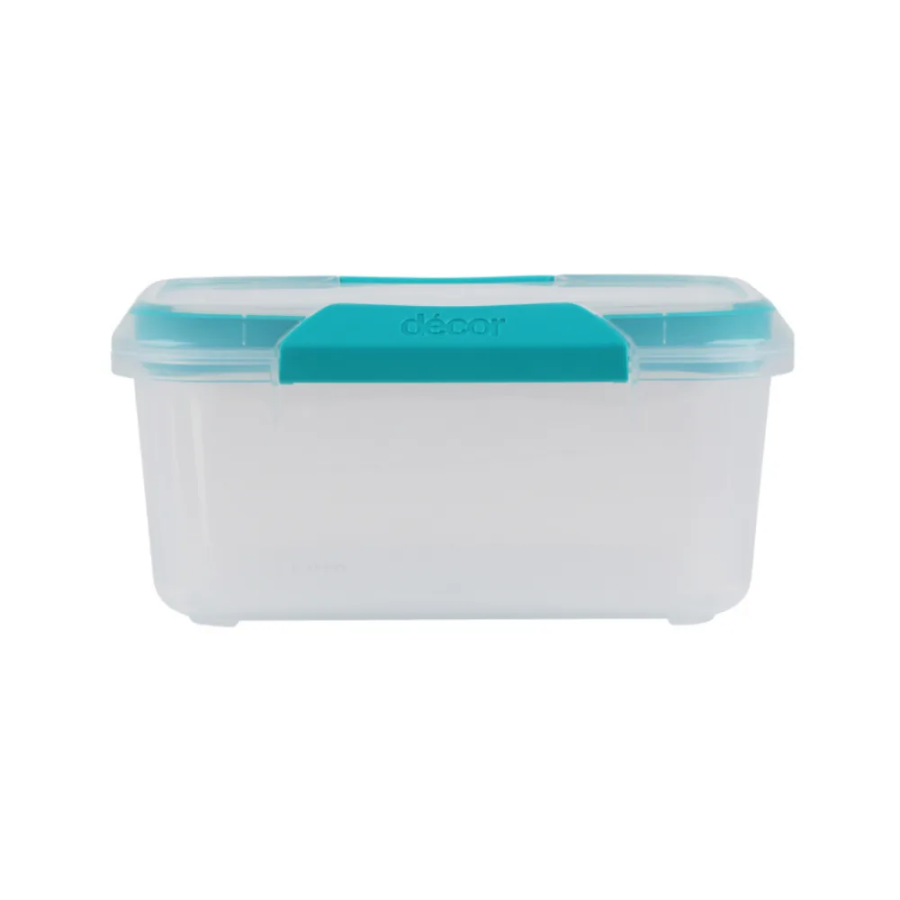 קופסת אחסון למזון 1 ליטר Fresh Seal Clips מלבנית מבית Decor