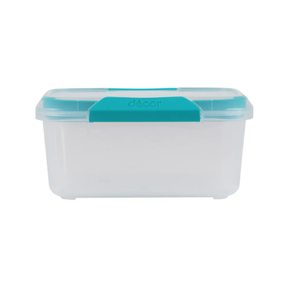 קופסת אחסון למזון 1 ליטר Fresh Seal Clips מלבנית מבית Decor