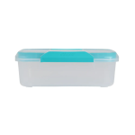 קופסת אחסון למזון 2 ליטר Fresh Seal Clips מלבנית מבית Decor