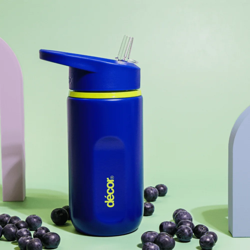 בקבוק שתייה לילדים 500 מ"ל Junior Sip מתכת כחול מבית Decor