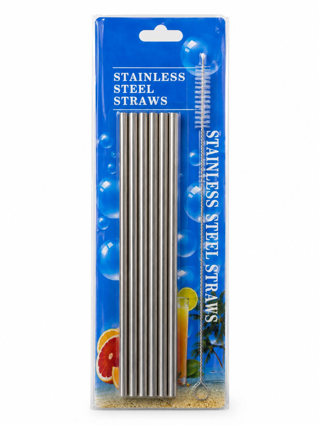 סט 6 קשיות מנירוסטה