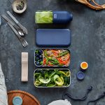 קופסת אוכל כחול 1 ליטר Monbento I