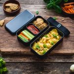 קופסת אוכל שחורה 1 ליטר Monbento I