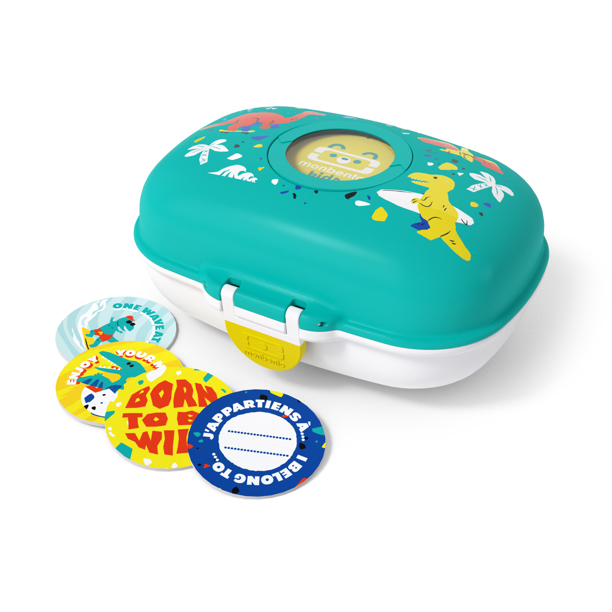 קופסת אוכל לילדים דינוזאור 600 מ"ל Monbento I