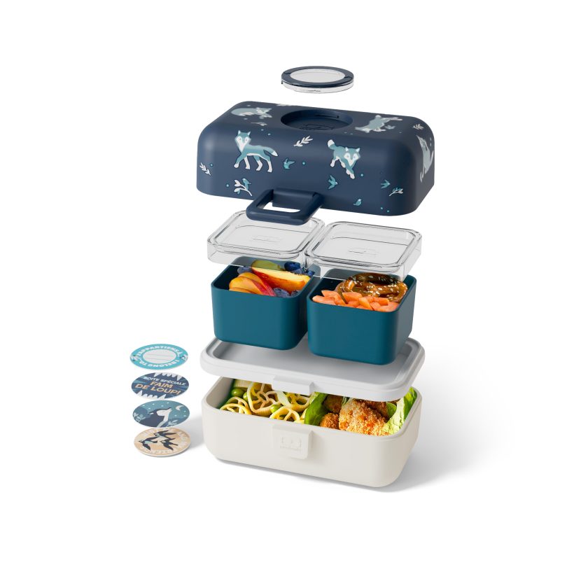קופסת אוכל תאים זאב 800 מ"ל Monbento I